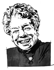 Portrait of Maya Angelou