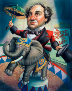 Illustration of PT Barnum