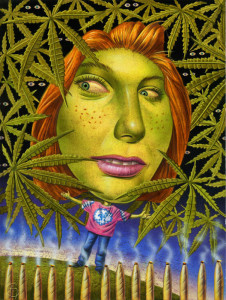 Pothead illustration