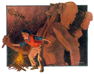 illustration of "The Ransom of Red Chief"